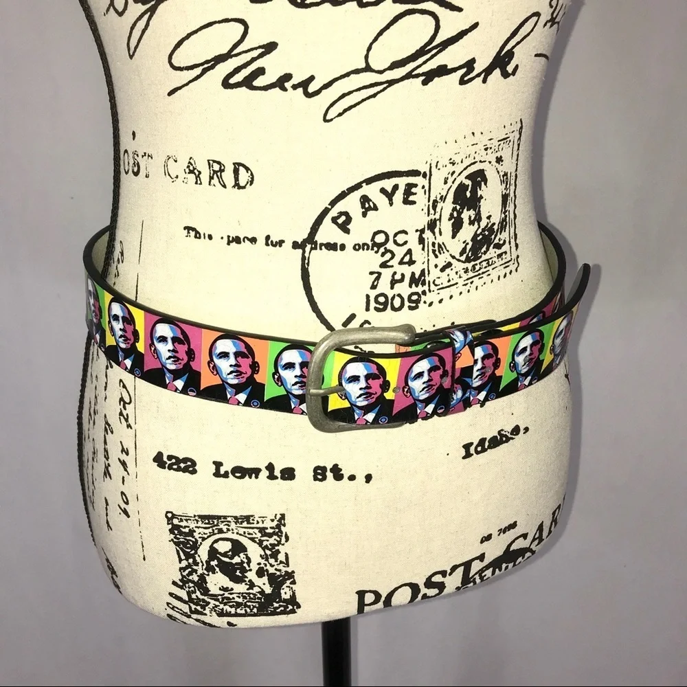 Abstract Obama Belt NWT